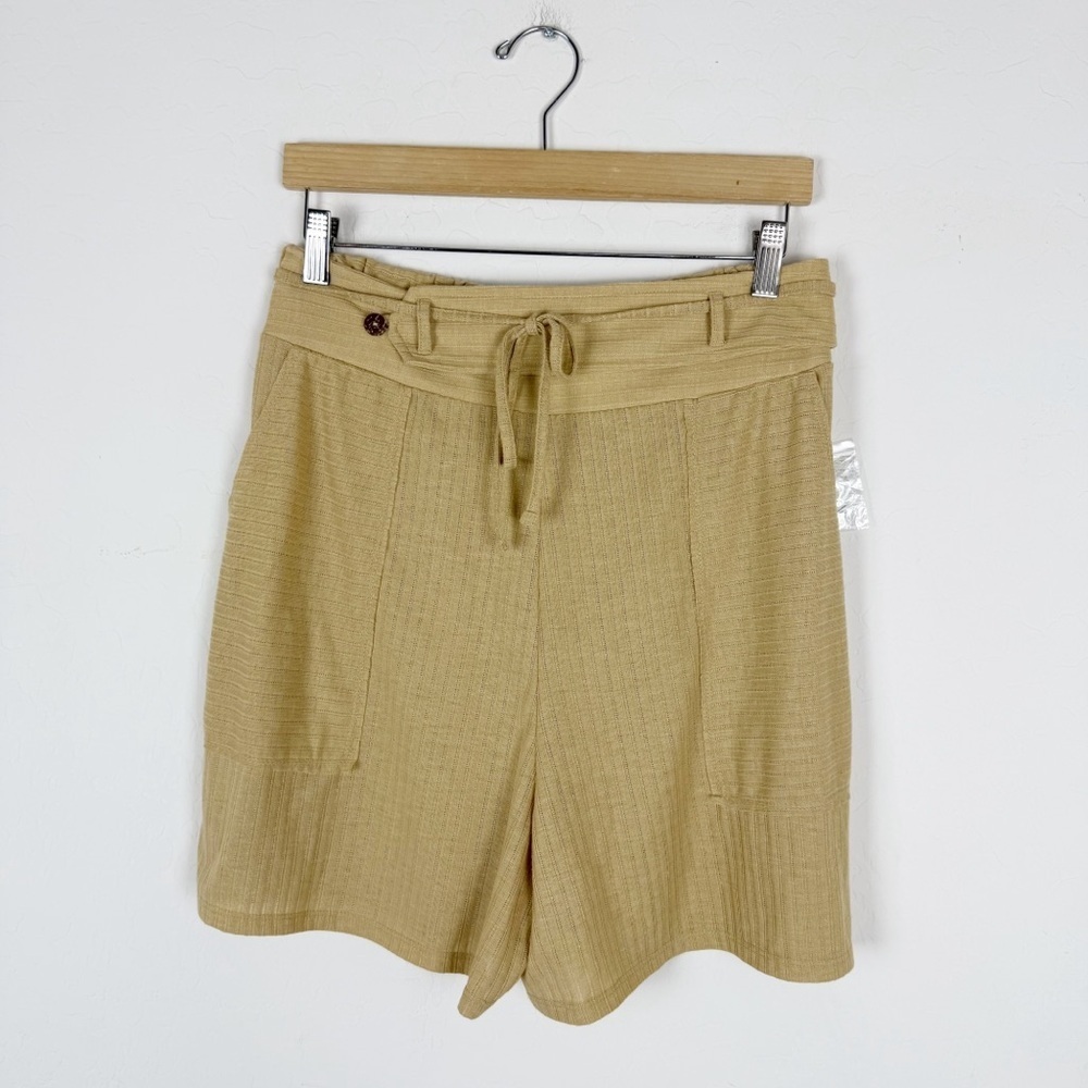 Free People Beach High Rise Thin Belted Shorts